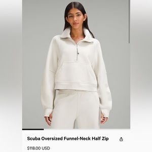 Lululemon scuba funnel neck